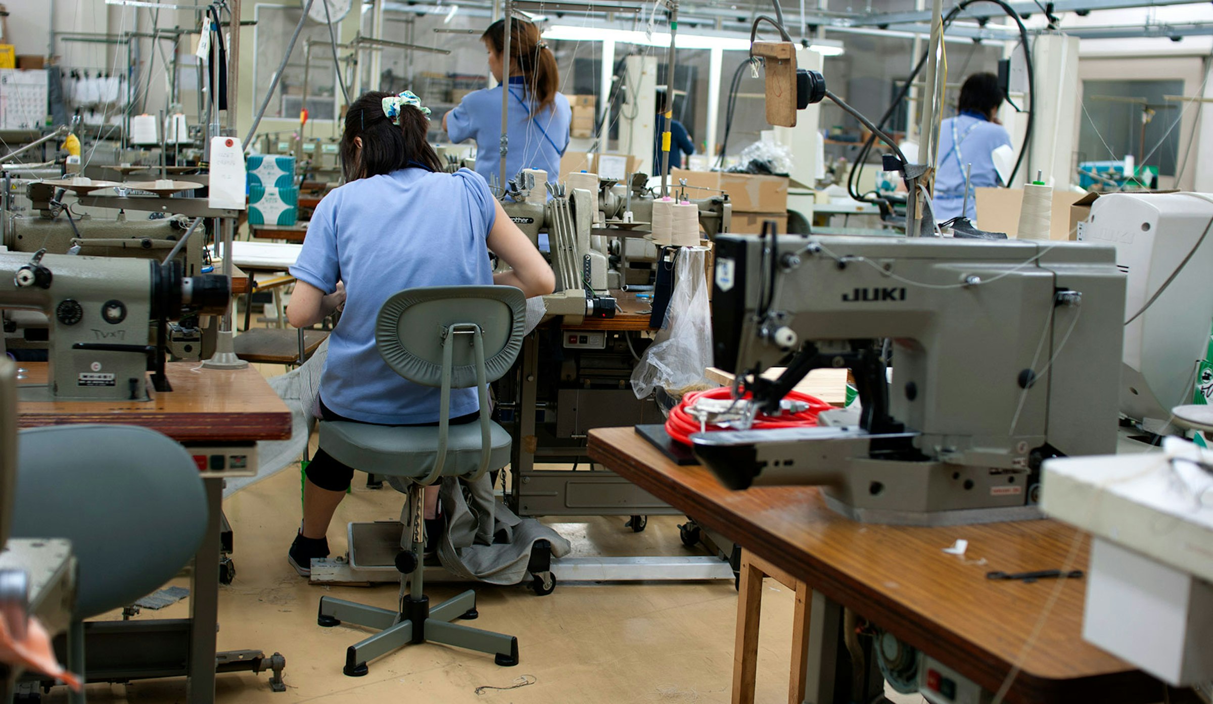 タカヤ商事の縫製工場