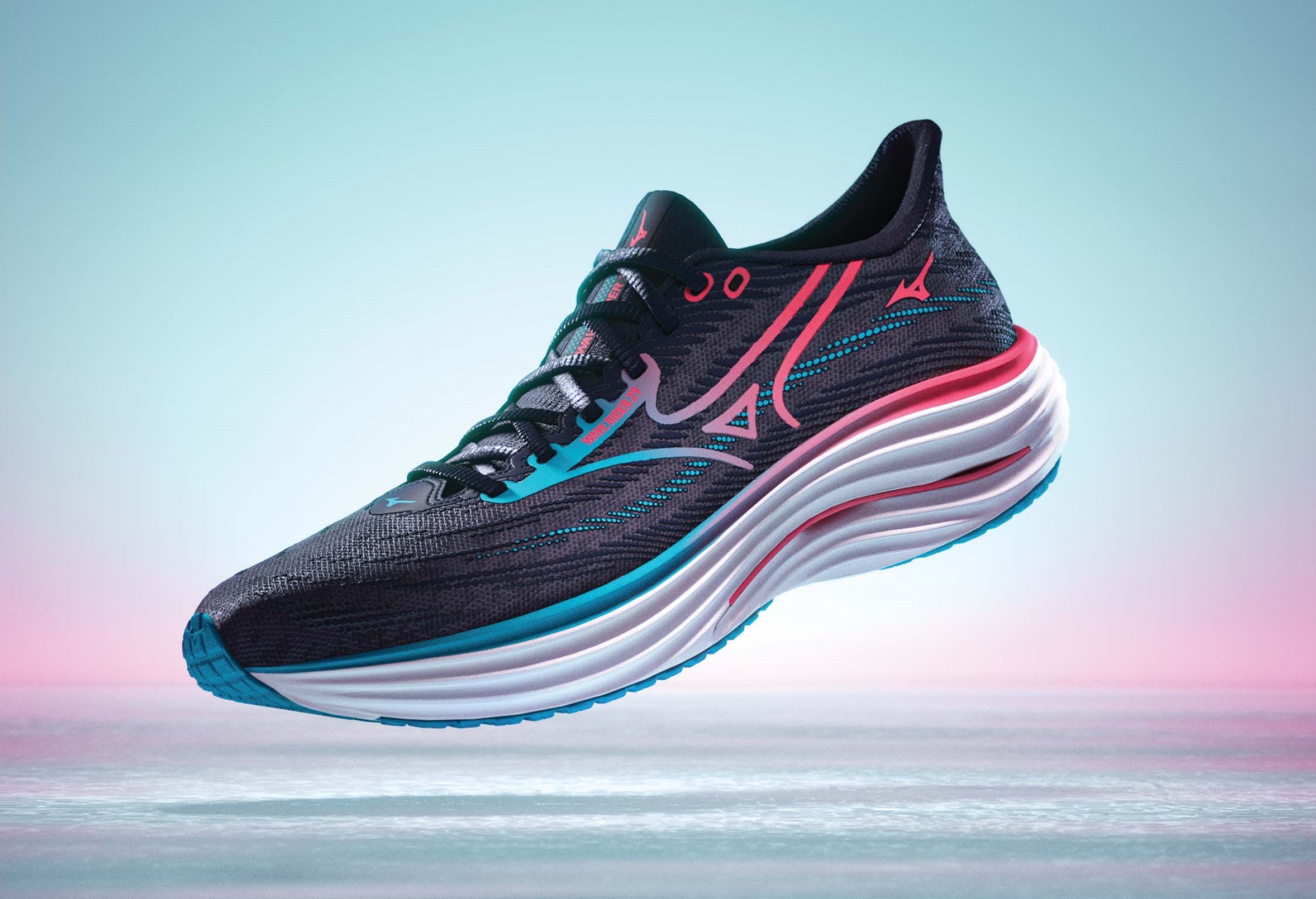 MIZUNO 最新作ウエーブライダー29新品未使用 アムステルダム27.0 cm MIZUNO ミズノ公式 ウエーブライダー29 アムステルダム ランニング