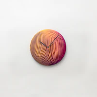 ひととせ Wall clock wood
