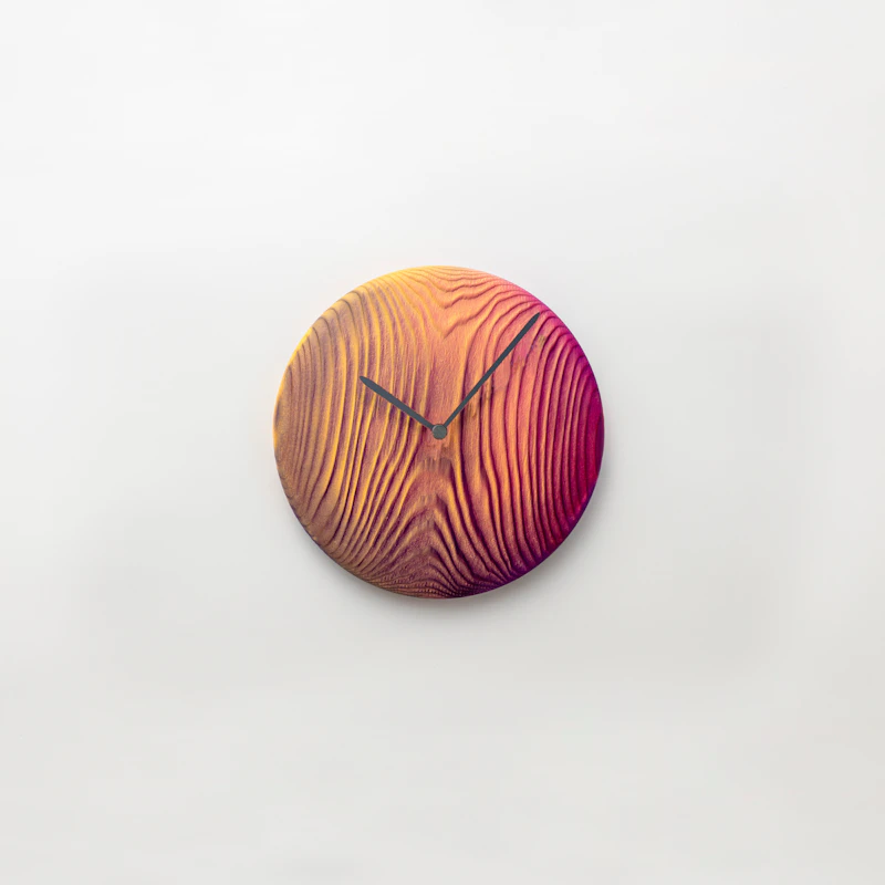 ひととせ Wall clock wood