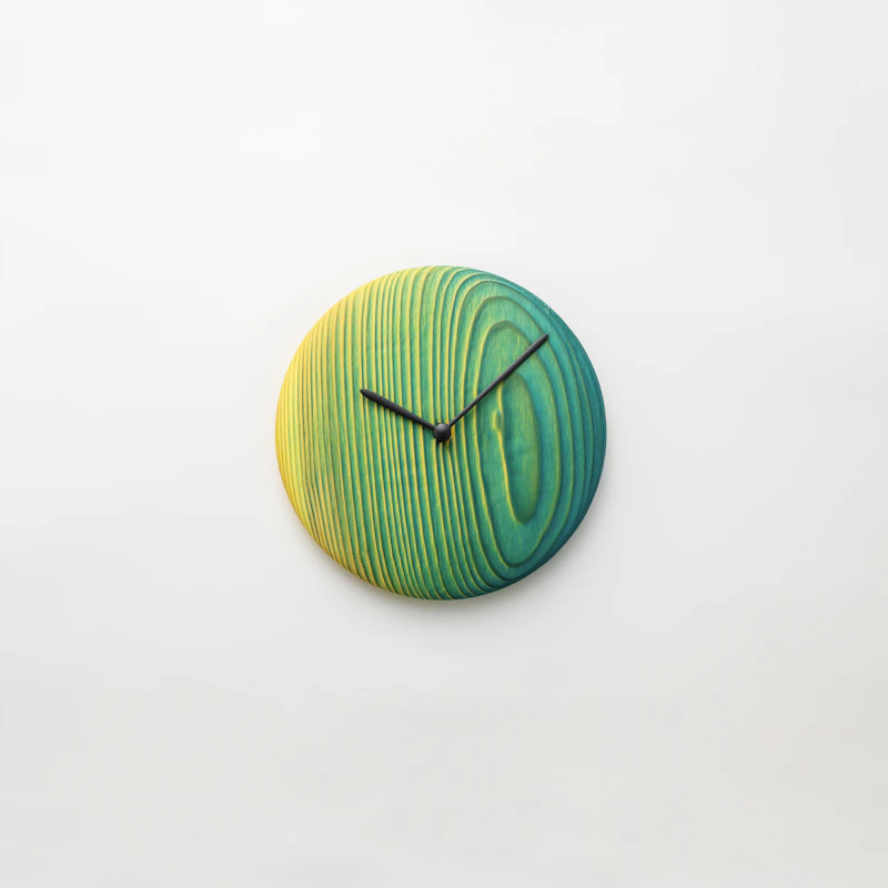 ひととせ Wall clock wood