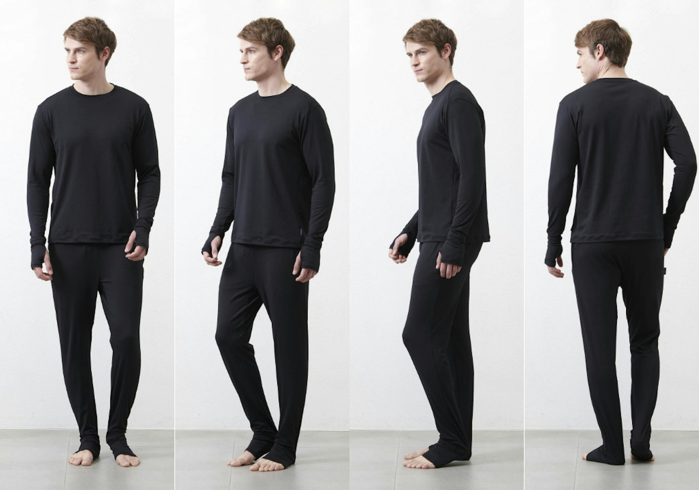 シルエットは細身だが、ライトな着心地なので窮屈さゼロ