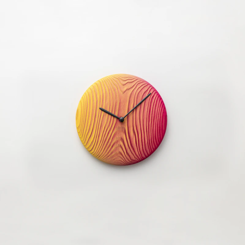 ひととせ Wall clock wood