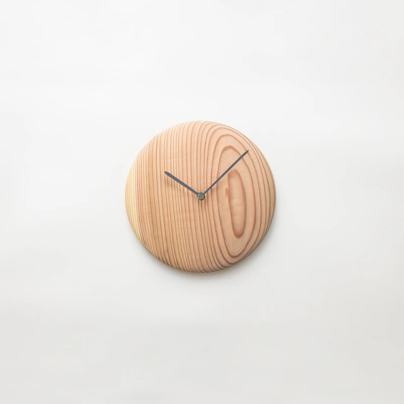 ひととせ Wall clock wood