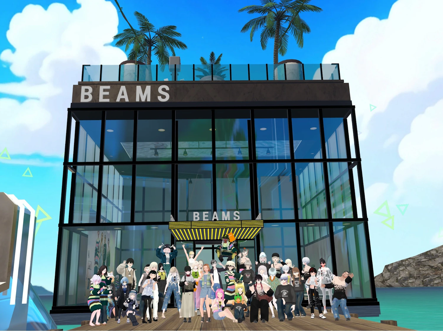 Vket 2023 Summerで開催された『BEAMS Virtual Shop×リアクロ集会』