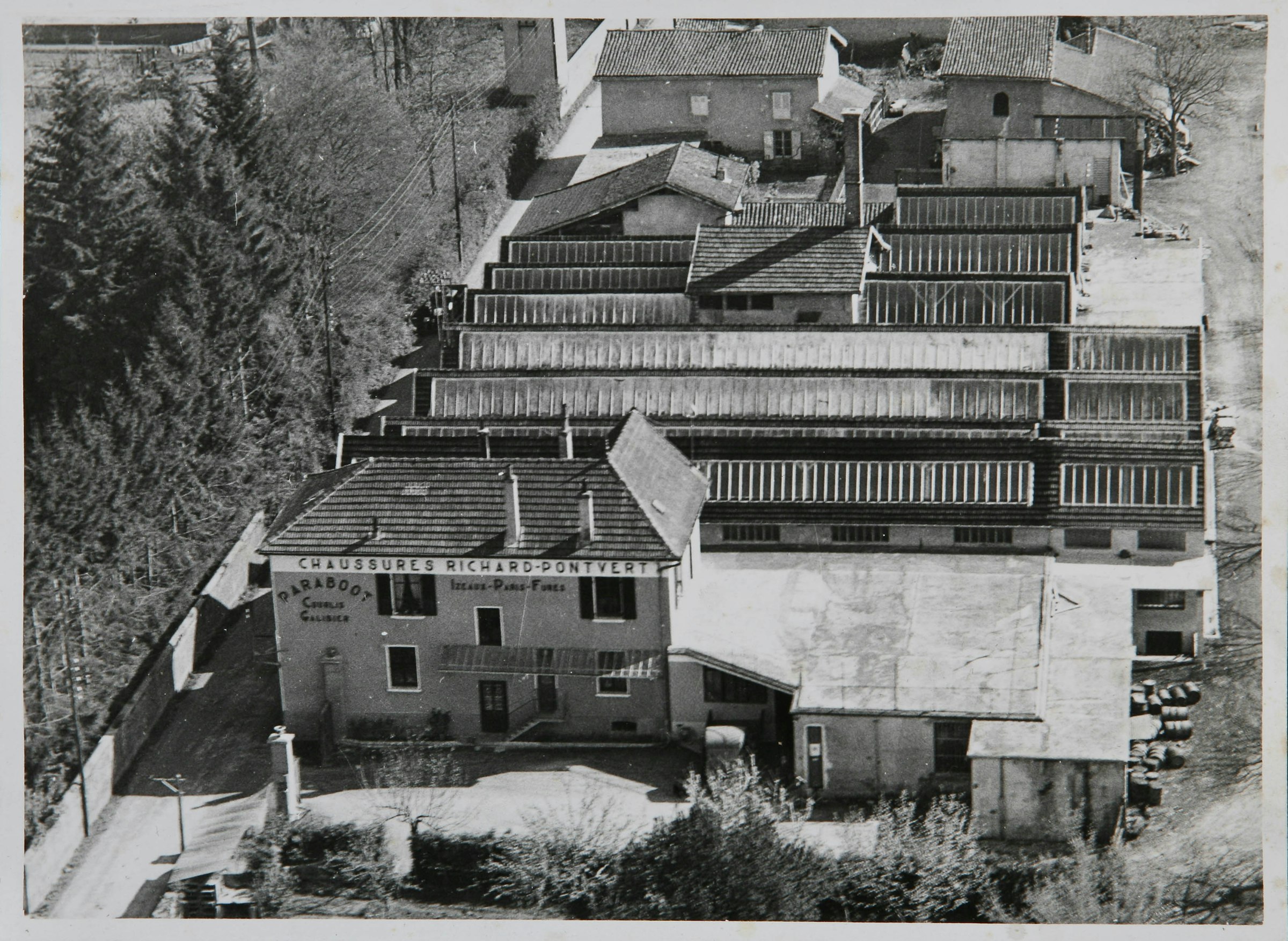 2017年まで稼働していたイゾーのリシャール・ポンヴェール本社兼工場