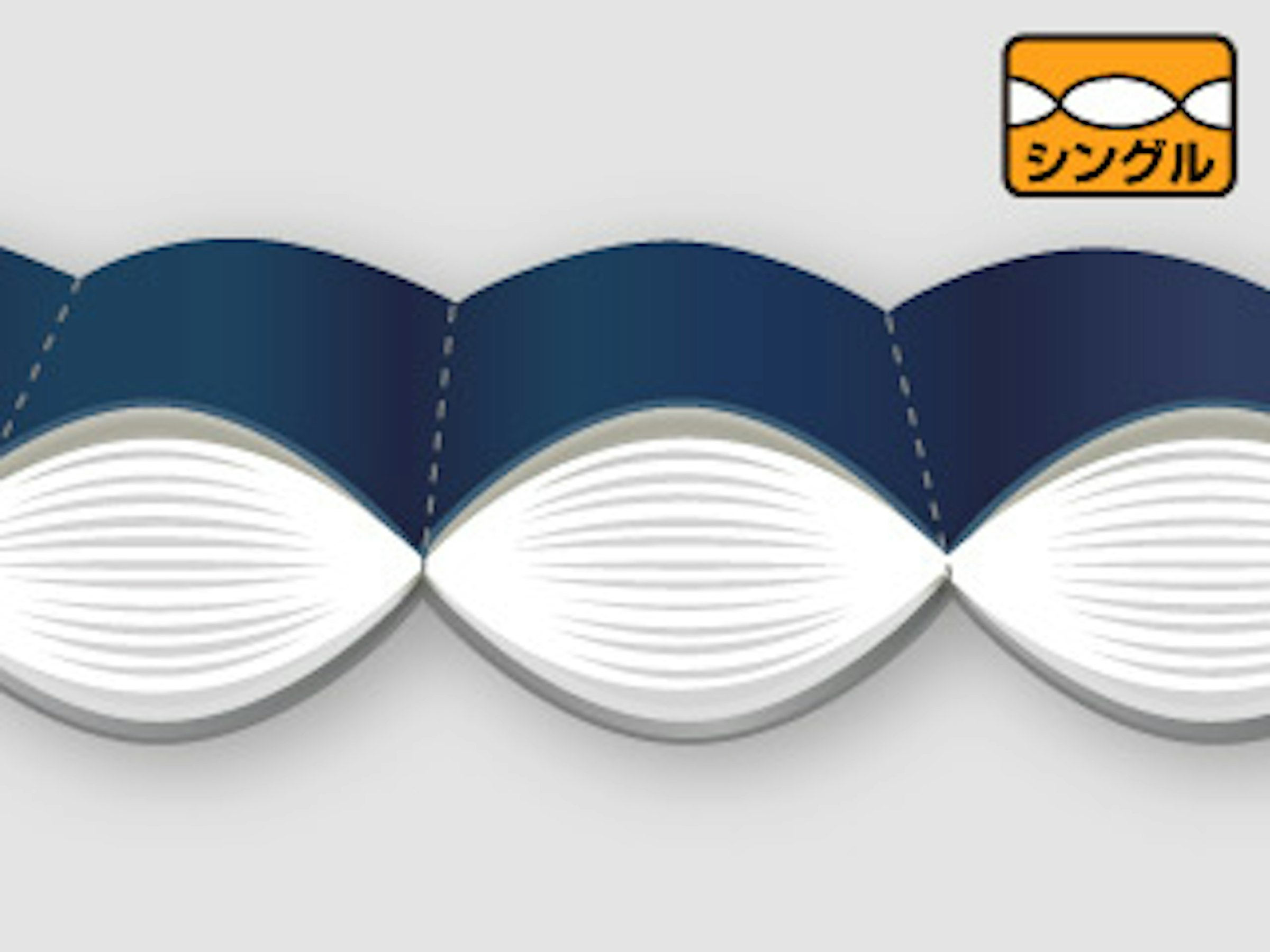エクセロフトは特殊なシングルキルト構造。表地と裏地をつぶし縫いし、ダイヤモンド状や帯状に縫製することで、保温材の片寄りを防いで保温効率を高める