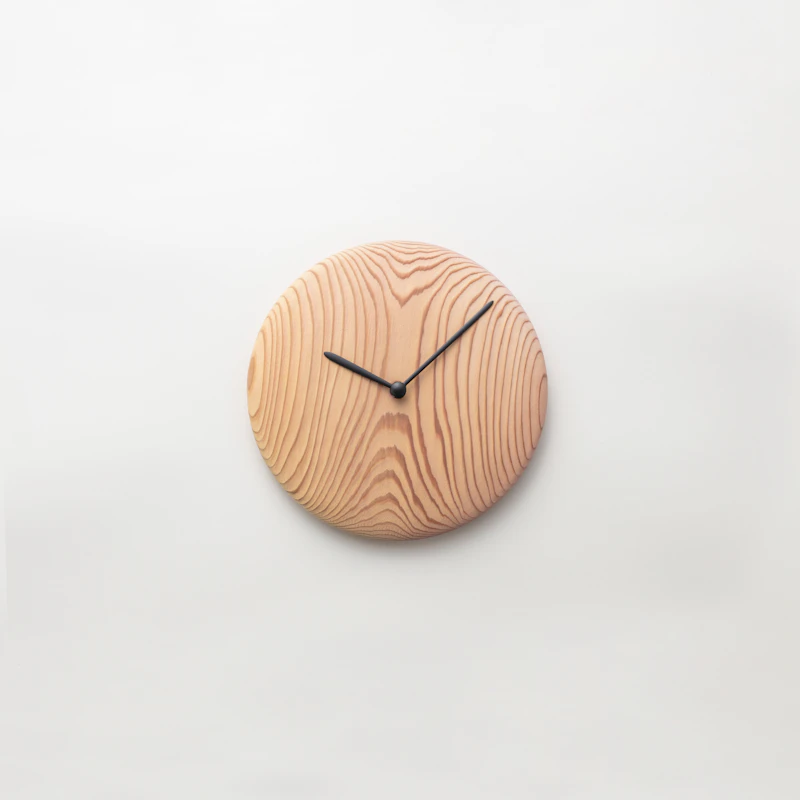ひととせ Wall clock wood