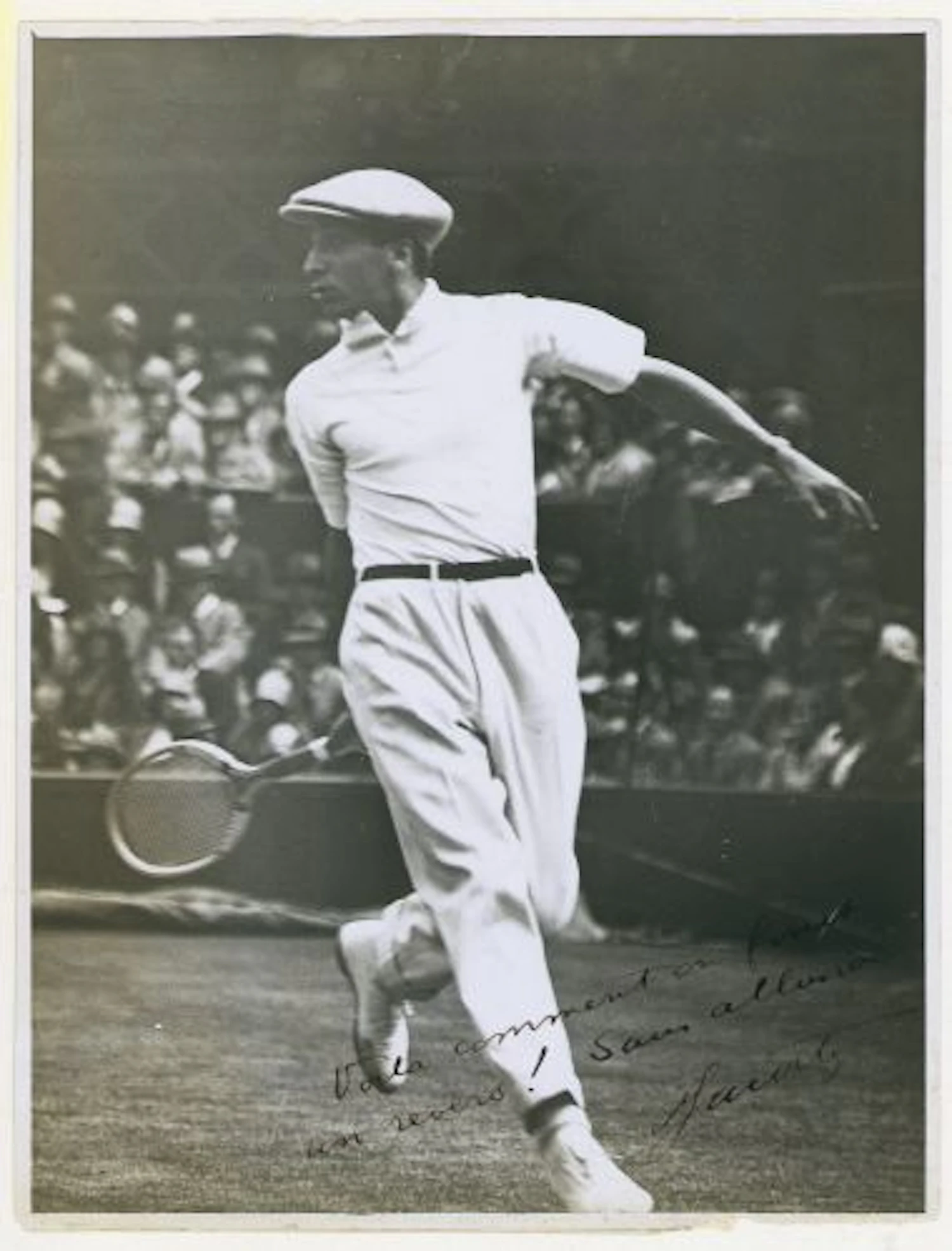 ルネ・ラコステ氏の当時の写真　(c) Archives Lacoste. Fonds Jacques Brugnon 