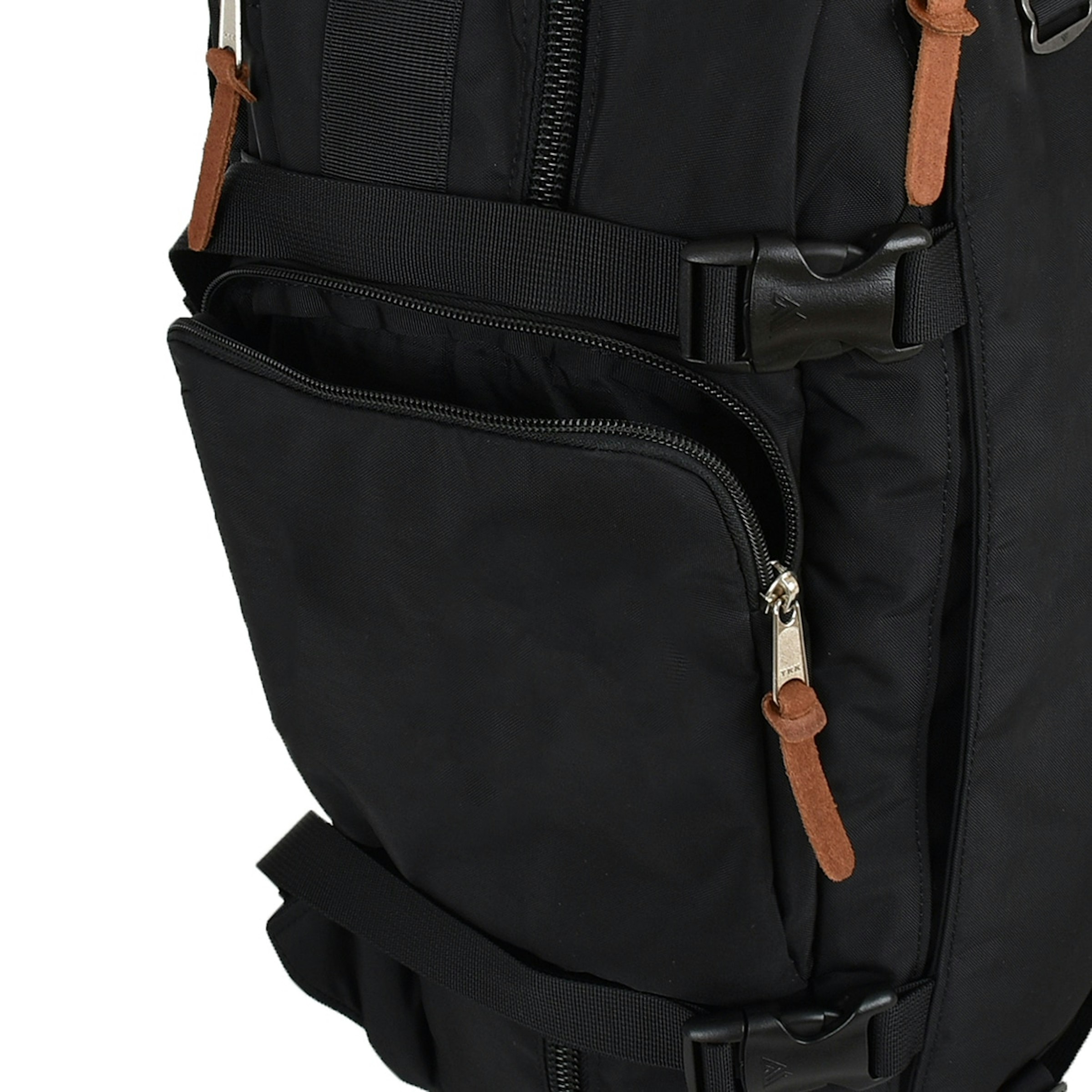 サイドポケットをジップ仕様に変更