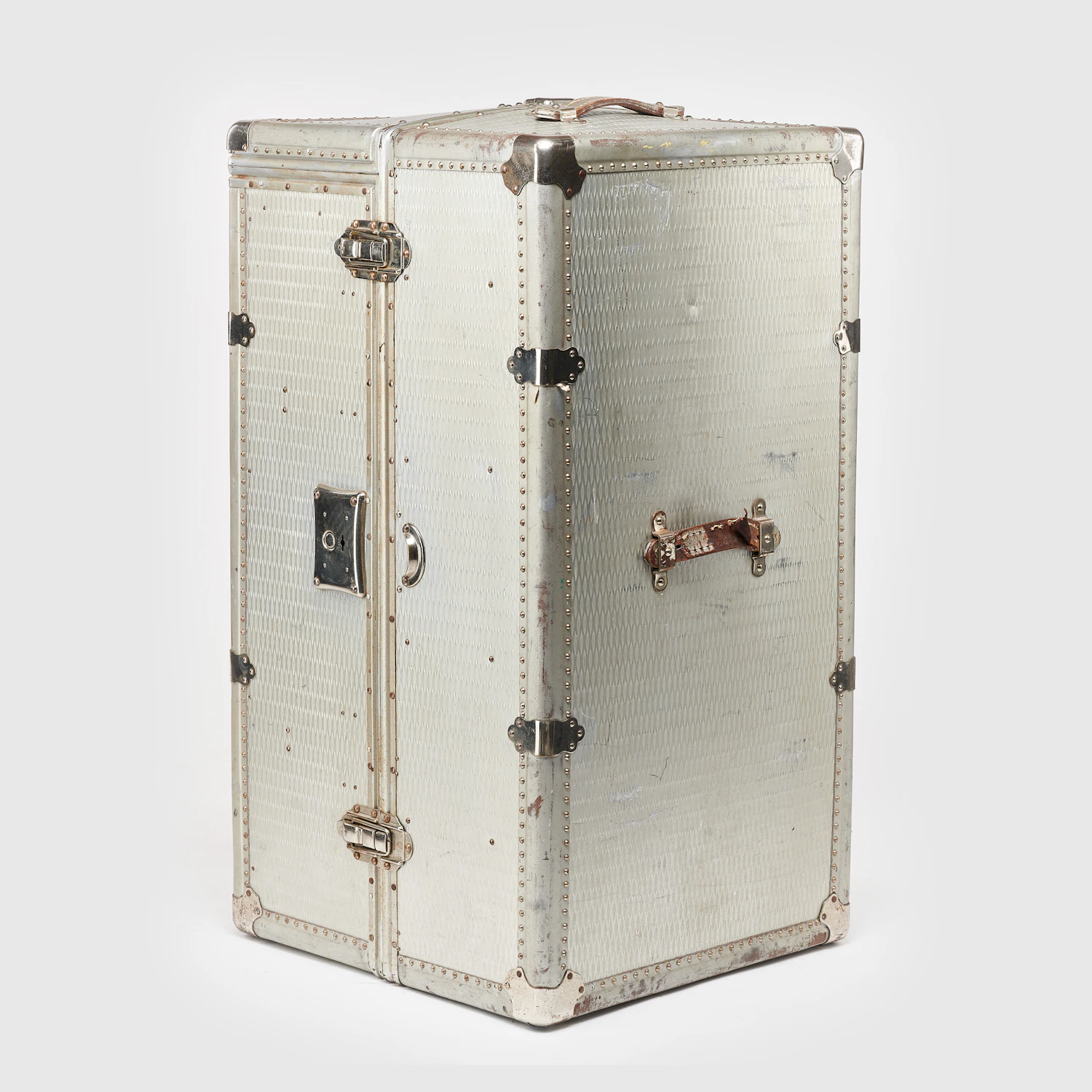 The first aluminum suitcase released in the 1920s