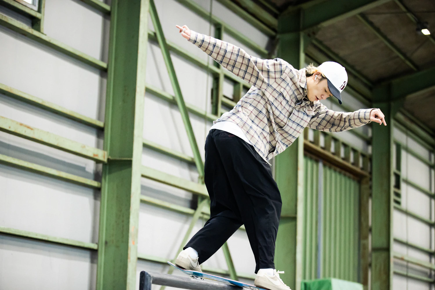 Shirai describes his skateboarding style as challenging himself with tricks and moves that nobody else has done