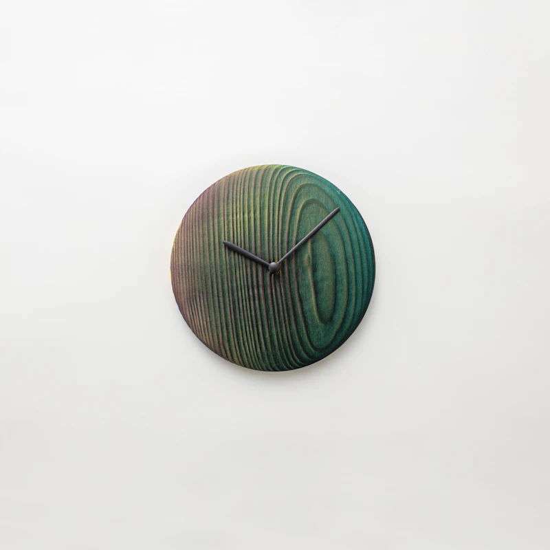 ひととせ Wall clock wood