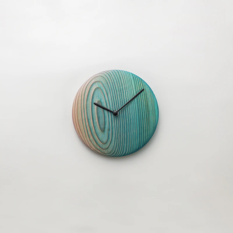 ひととせ Wall clock wood