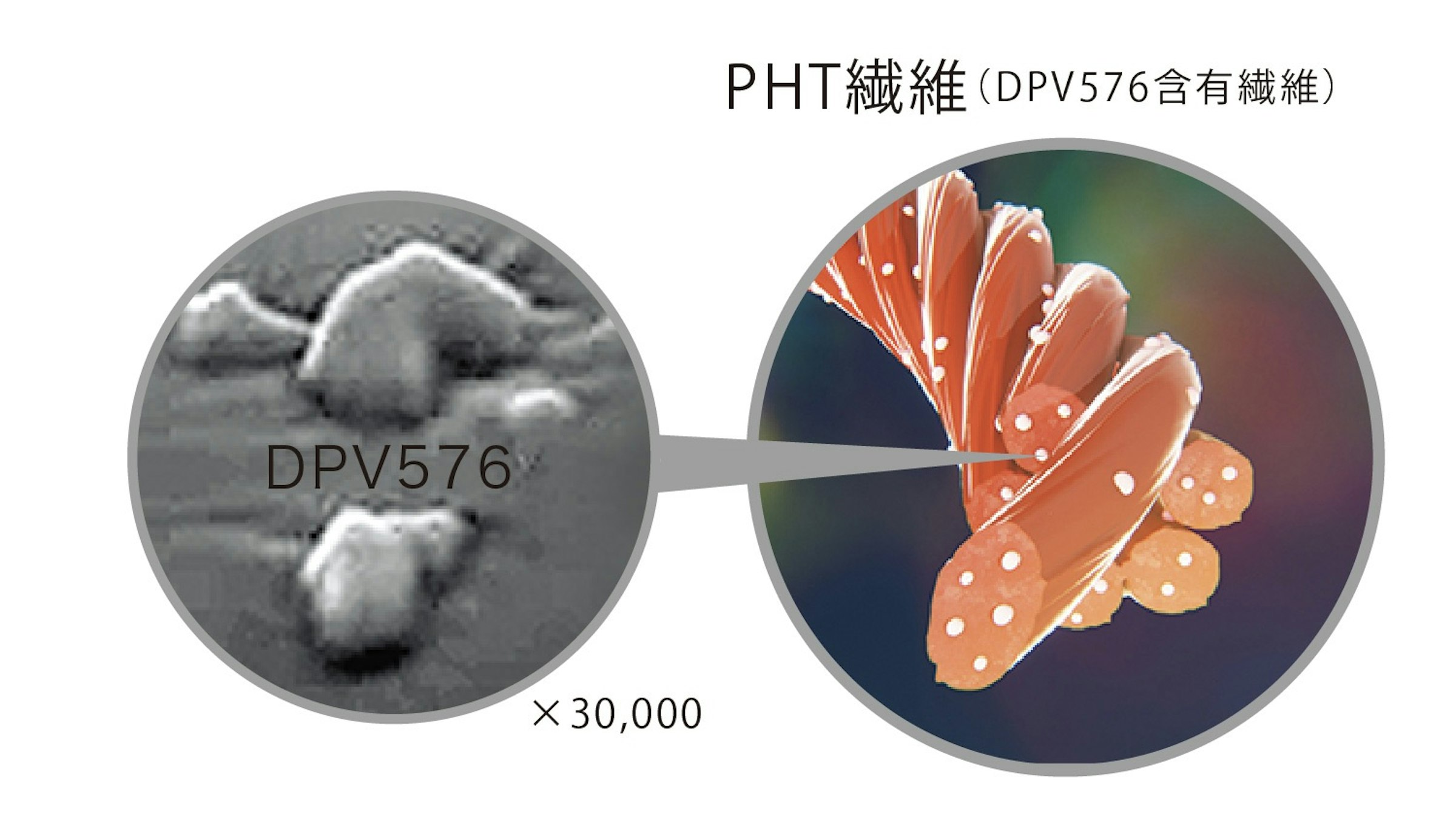 繊維1本1本に練り込んだ特殊繊維素材