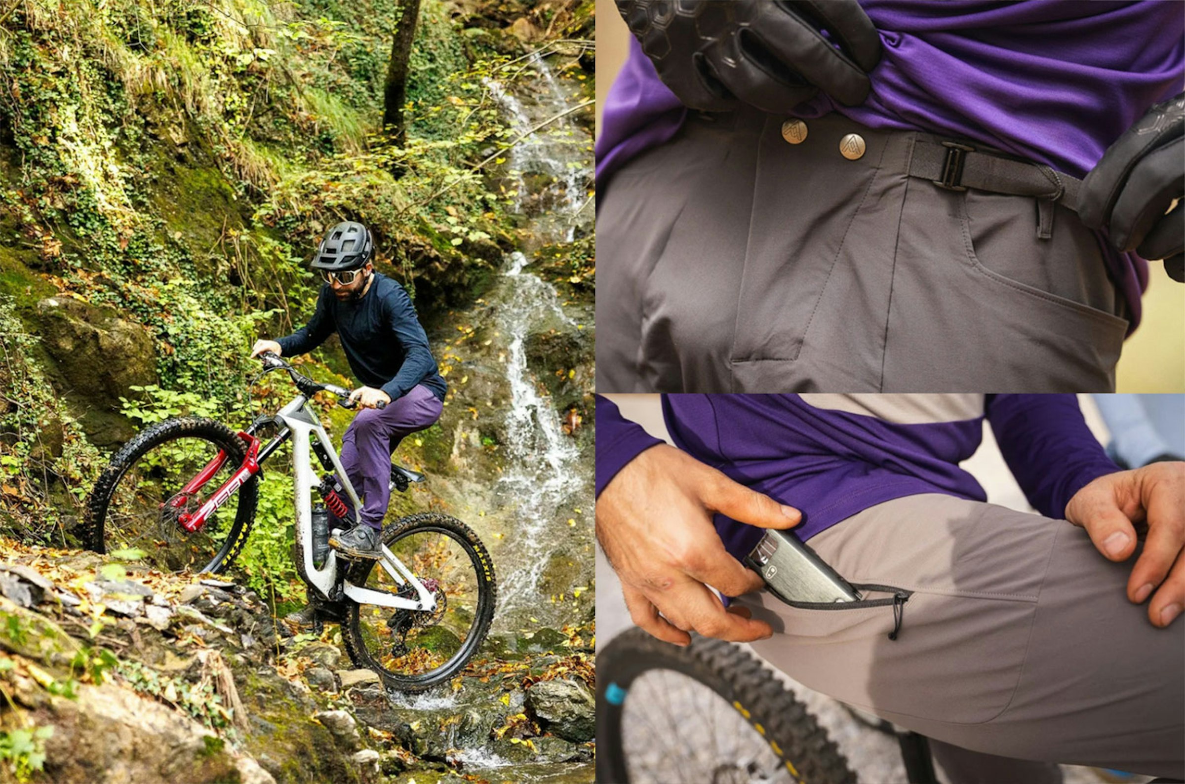 GLIDEPATH PANTの着用シーンとディテール