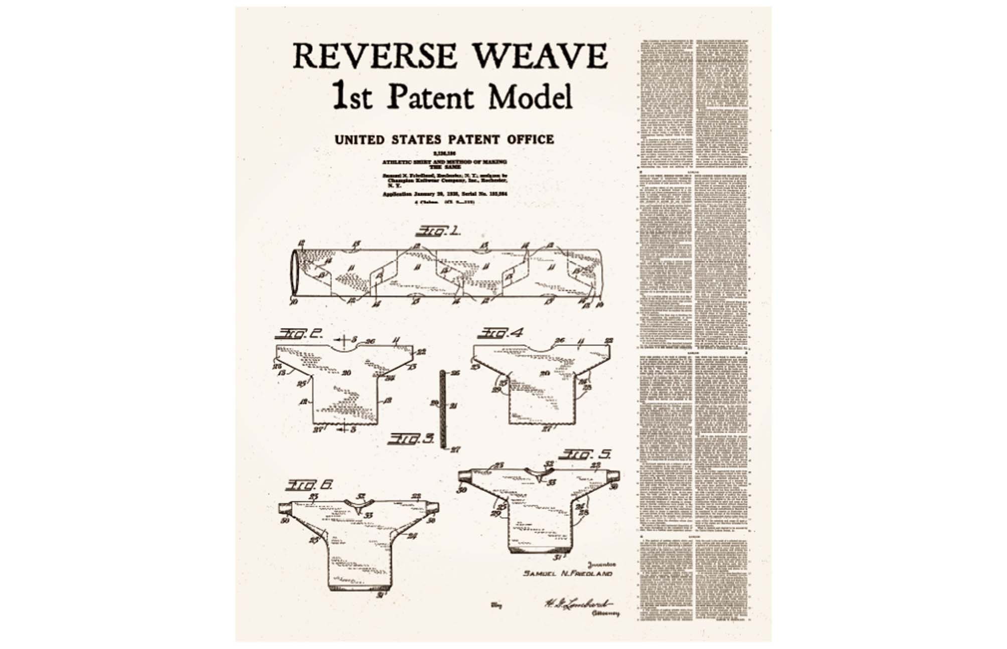 A Faithful Reproduction of the 1st Model of 'Reverse Weave®'! What