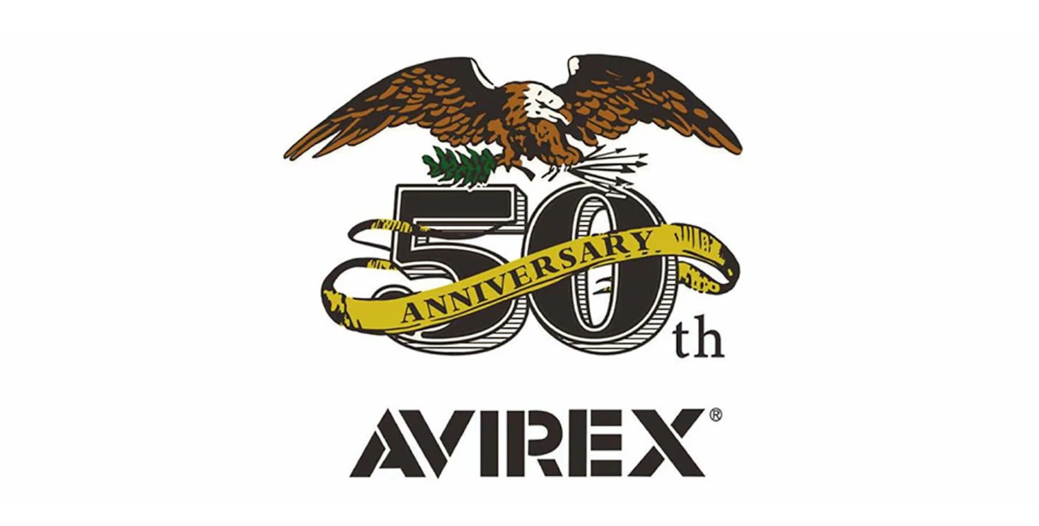 AVIREX 50周年のロゴマーク