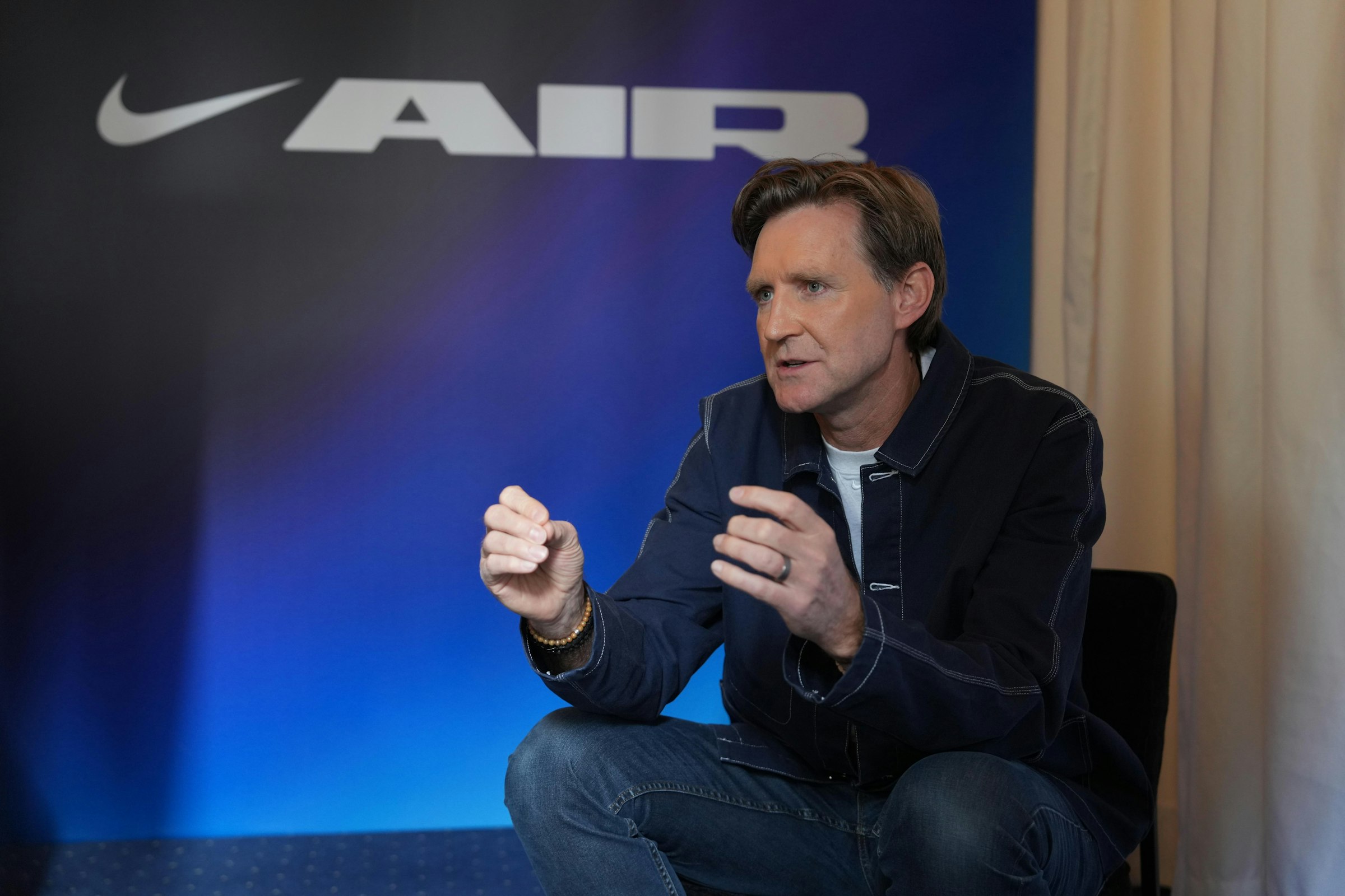 「Nike On Air」の会場でインタビューに答えてくれたNSRLのマシュー・ナース氏