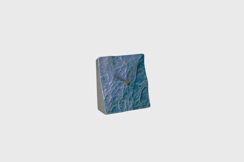hitotose Table clock aluminum