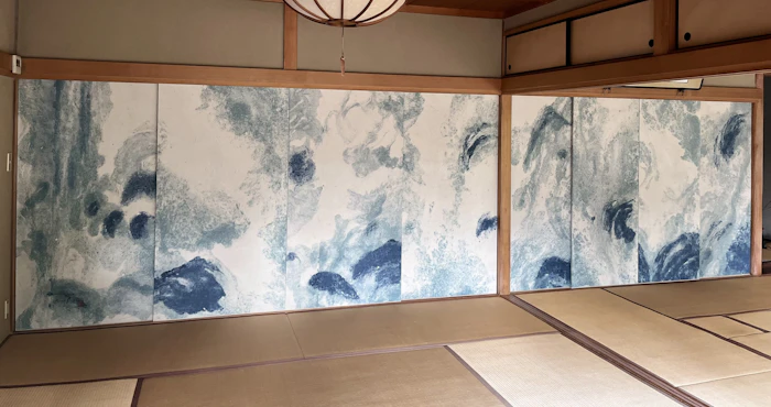 『Lapis Waterfalls』fusuma doors