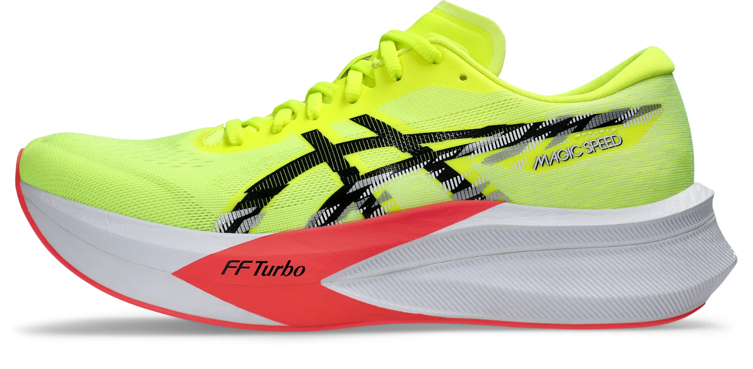 The midsole employs FF BLAST PLUS for both the top and bottom. FF TURBO is integrated beneath the forefoot and plate