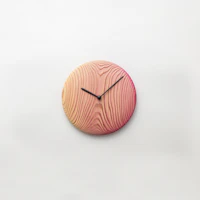 ひととせ Wall clock wood