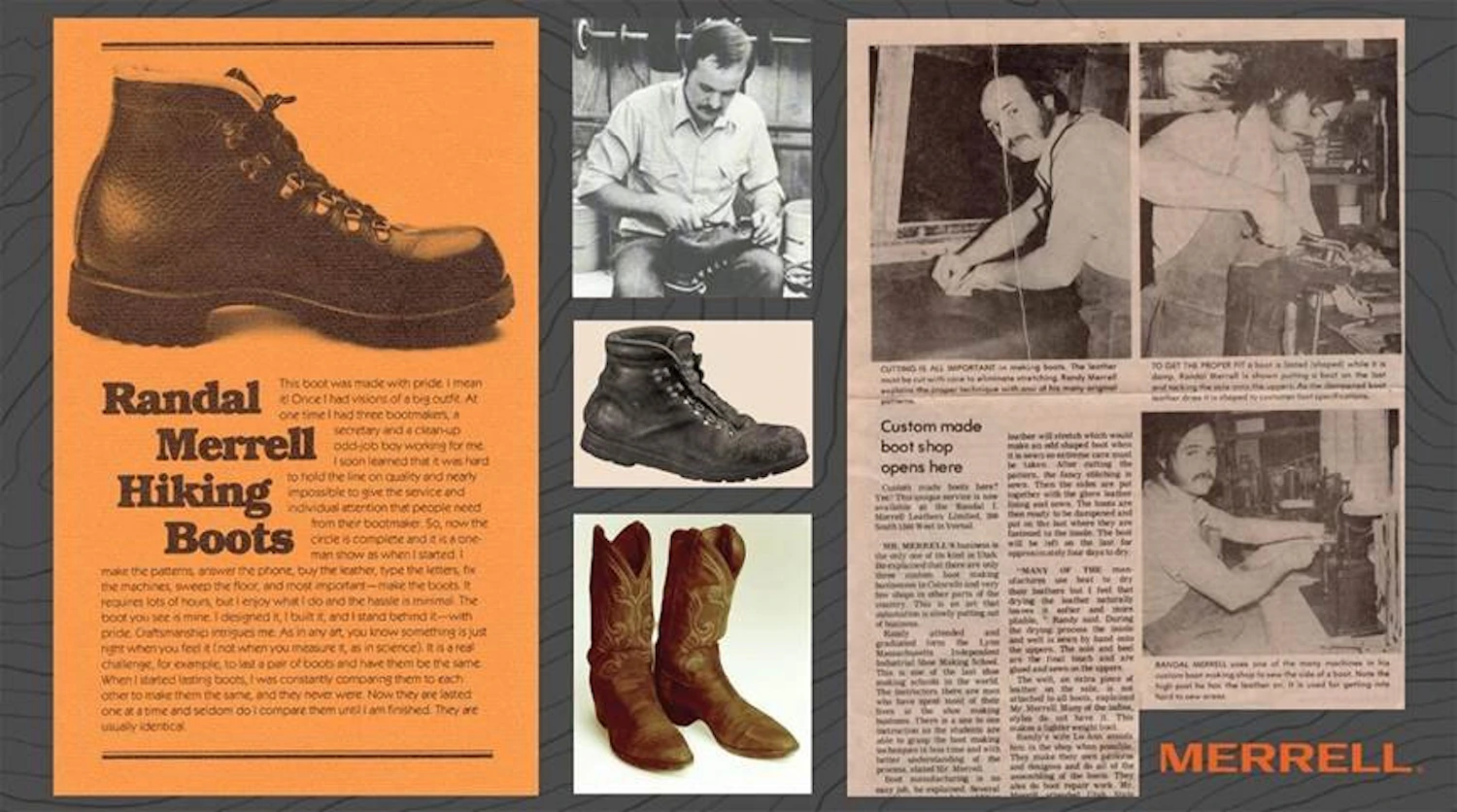 MERRELLの歴史を表した一枚