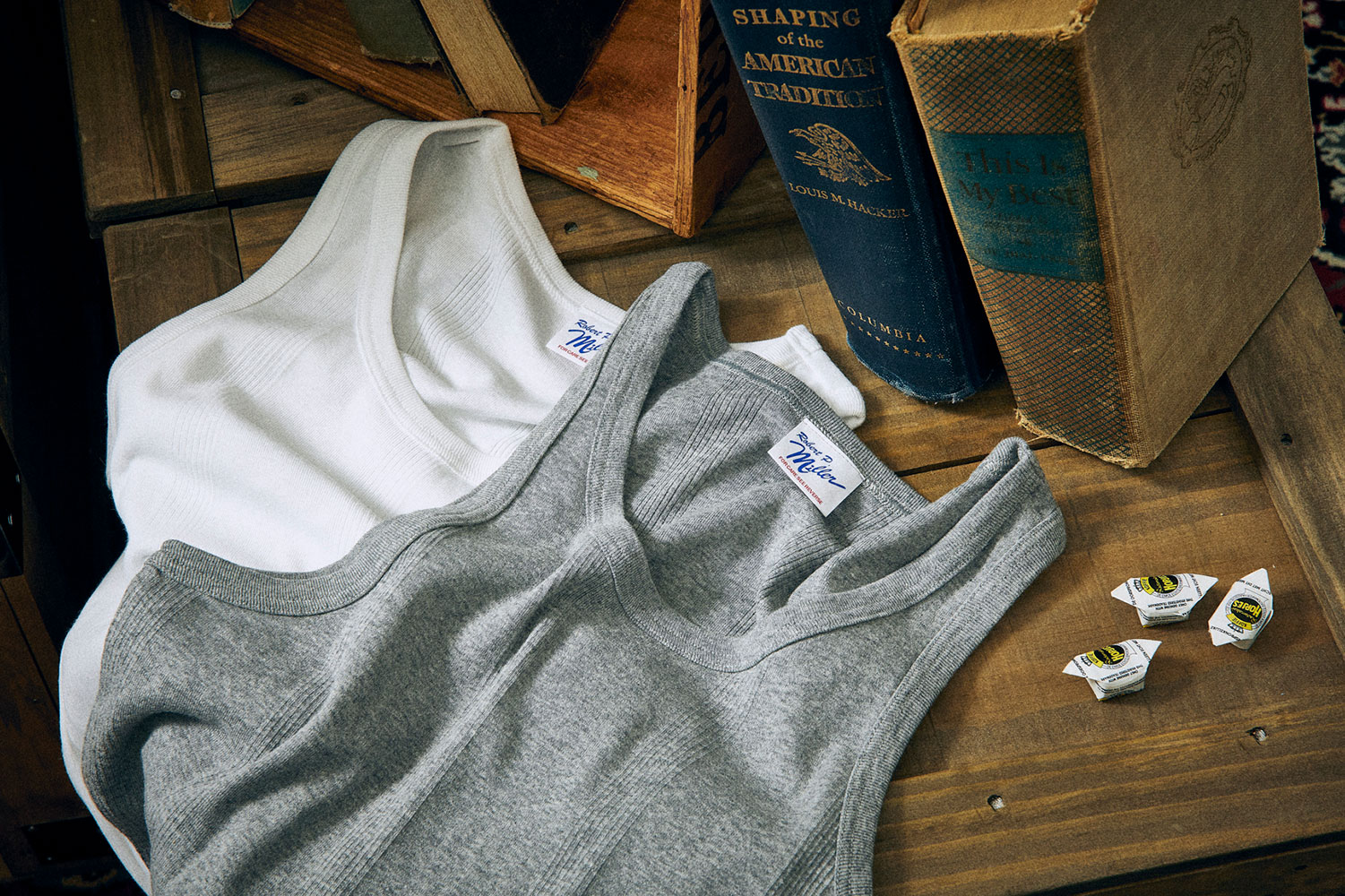 AMERI×Robert P.Millerコラボタンクトップ 2セット Robert P. Miller tシャツ 「別注」「Robert Miller」 2パック