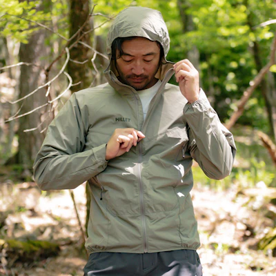 The Sense of Security to Be Gained from the Shell Jacket of the Renowned Outdoor Brand "Millet"