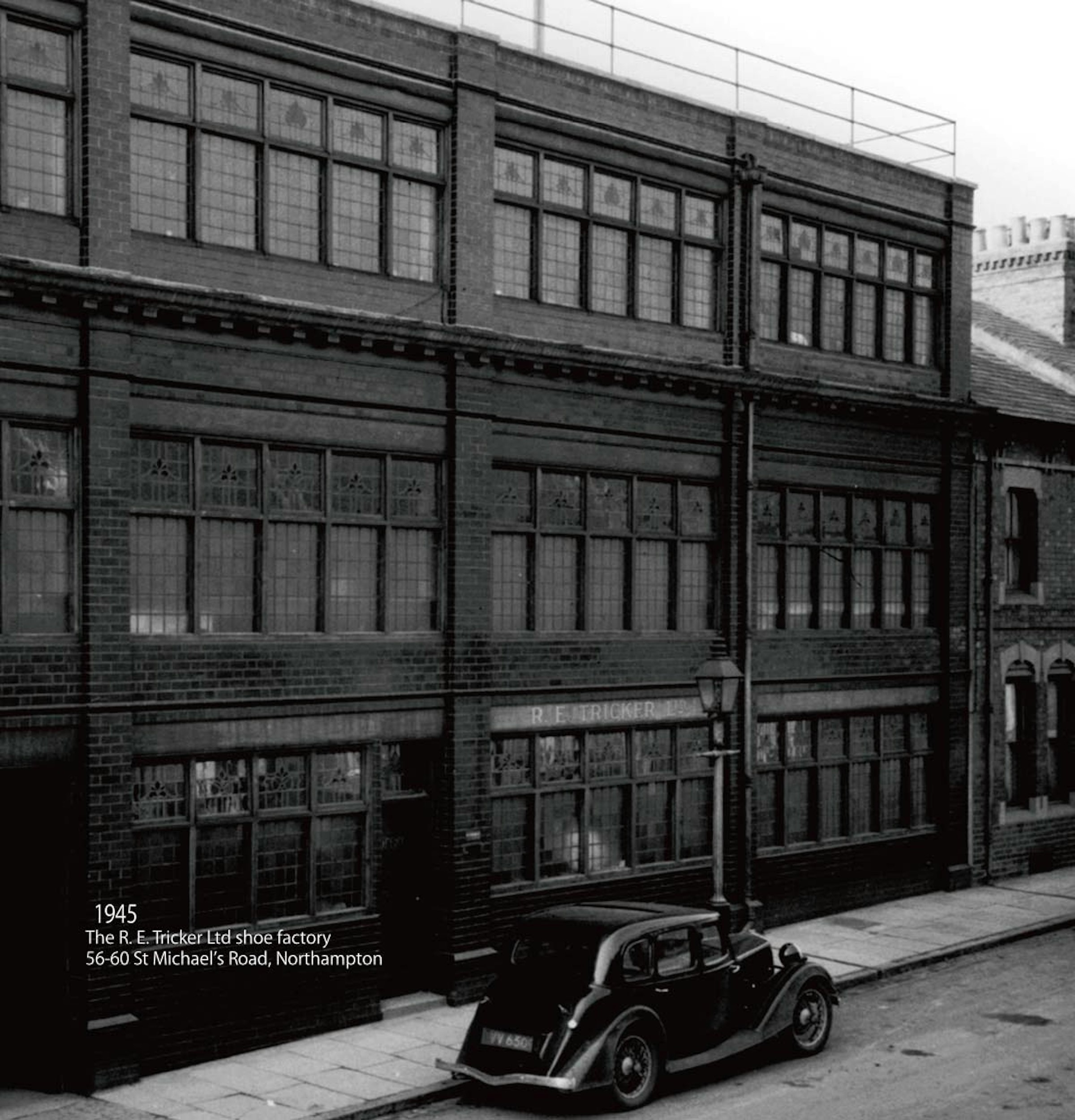 Image of Tricker's headquarters believed to be from 1945
