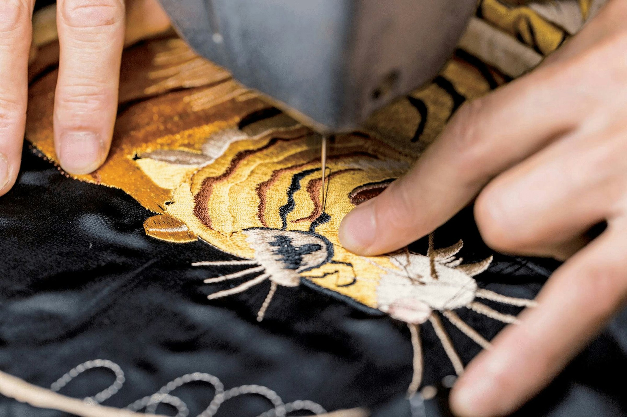 Embroidery on Sukajan