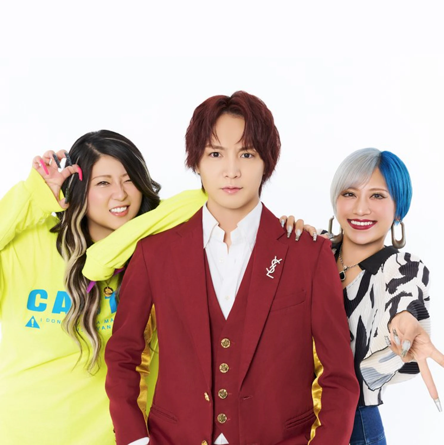 （左から）金子きょんちぃさん、すがちゃん最高No.1さん、信子さん