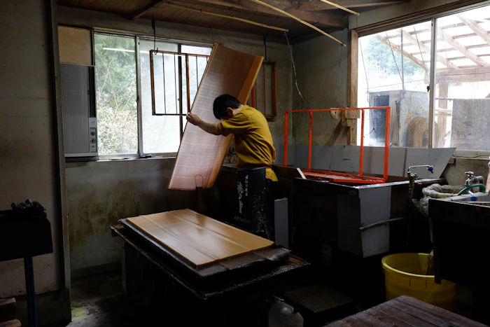 Yasumasa UEDA / Ueda Washi Factory: Yokono Washi Workshop (Tsuyama City, Okayama  Prefecture)