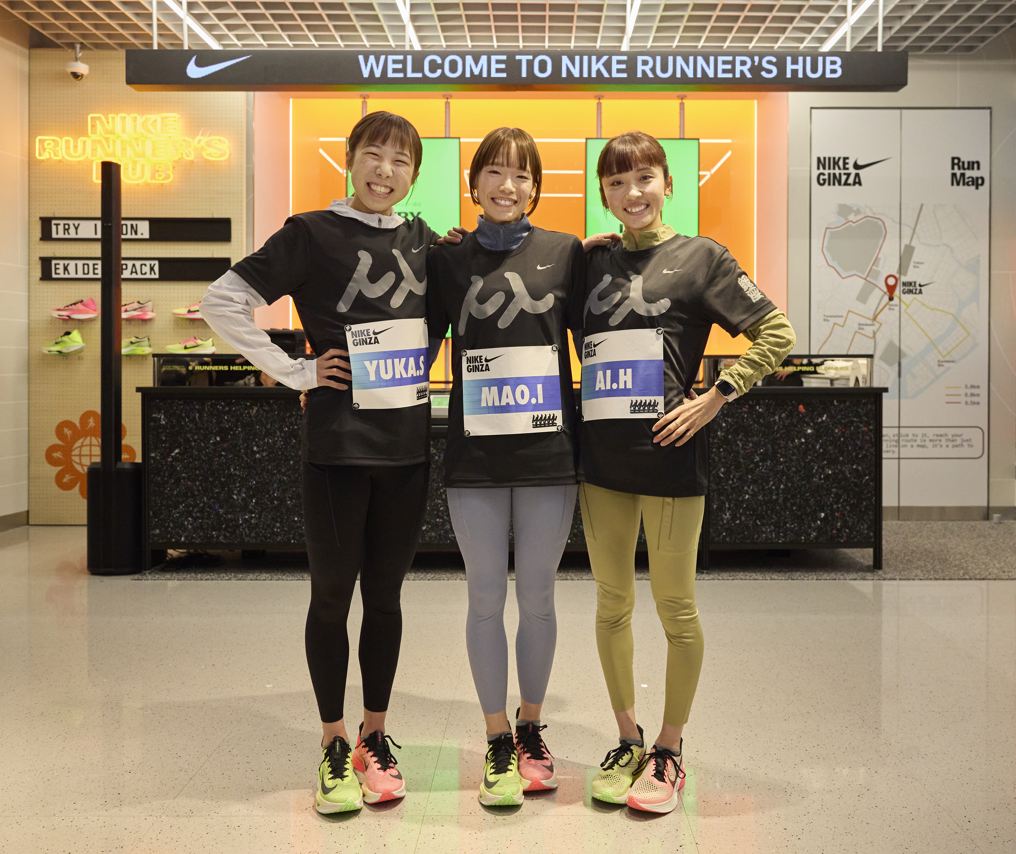 Top Three Athletes from the MGC Make an Appearance at NIKE GINZA Examining the Appeal of NIKE s Running Shoes Fashion Tech News