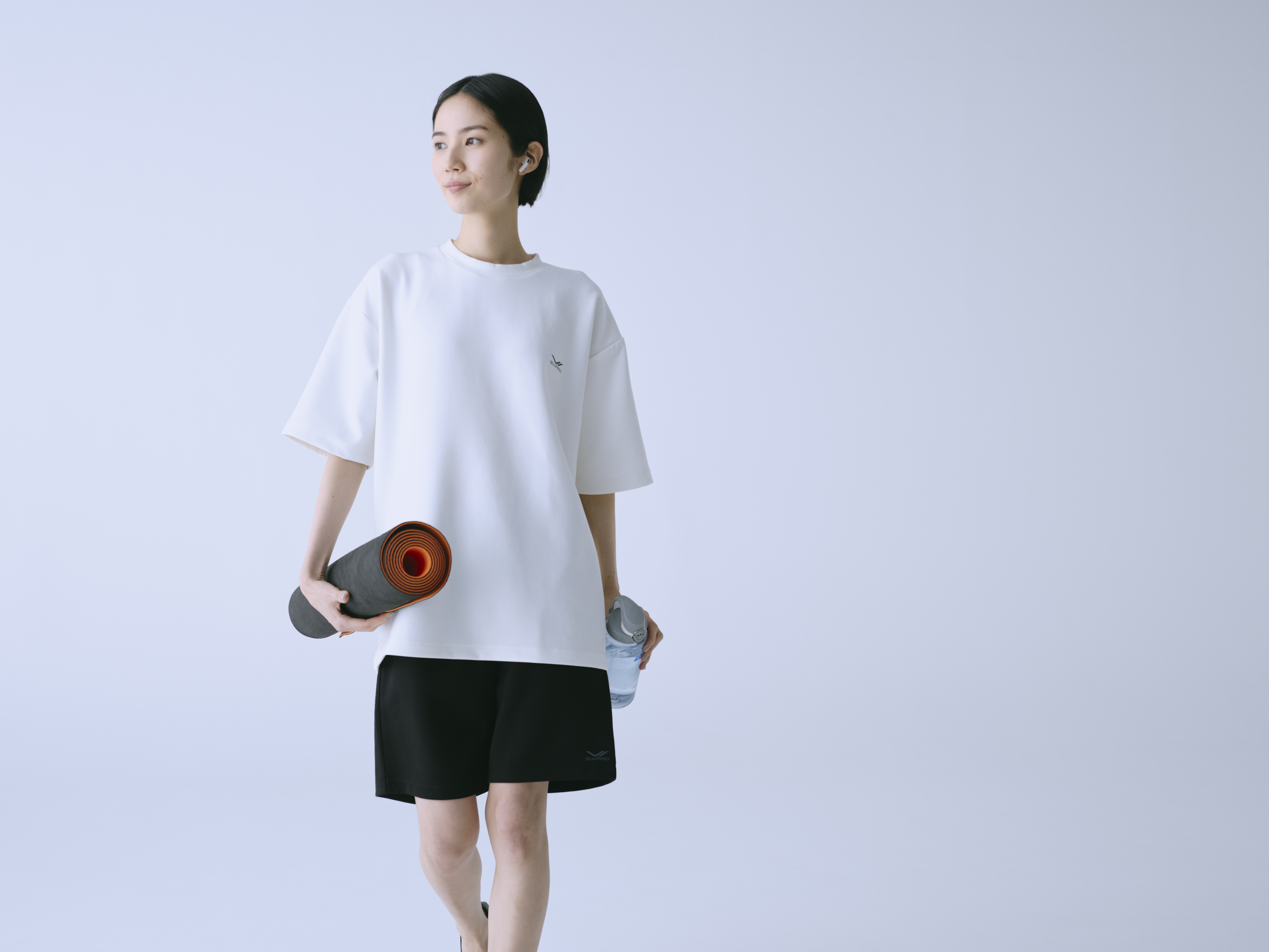 未着用 SIXPAD リカバリーウェア クルーネック ウォームグレー