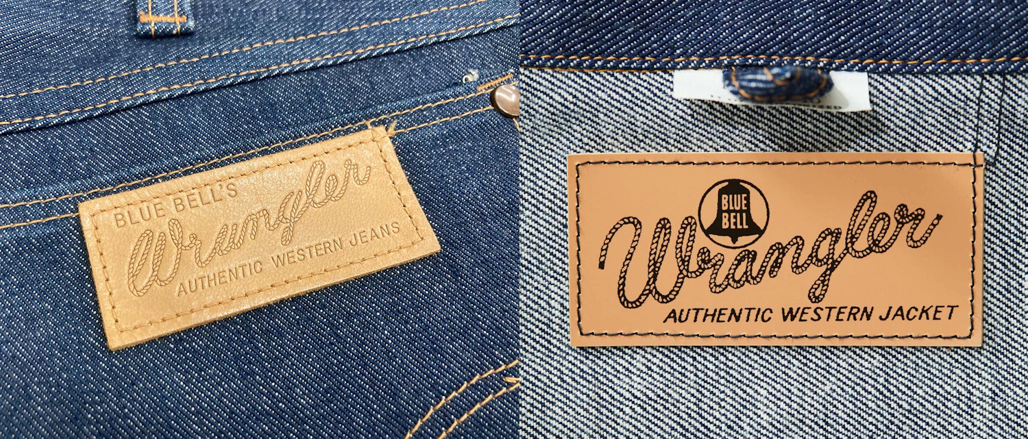 The picture shows a reissue version. In the photo, the left side displays the 'inside coil' of the rope logo, while the right shows the 'outside coil' of the rope logo.