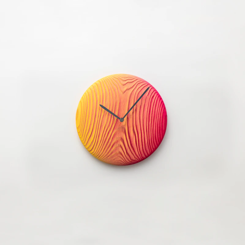ひととせ Wall clock wood