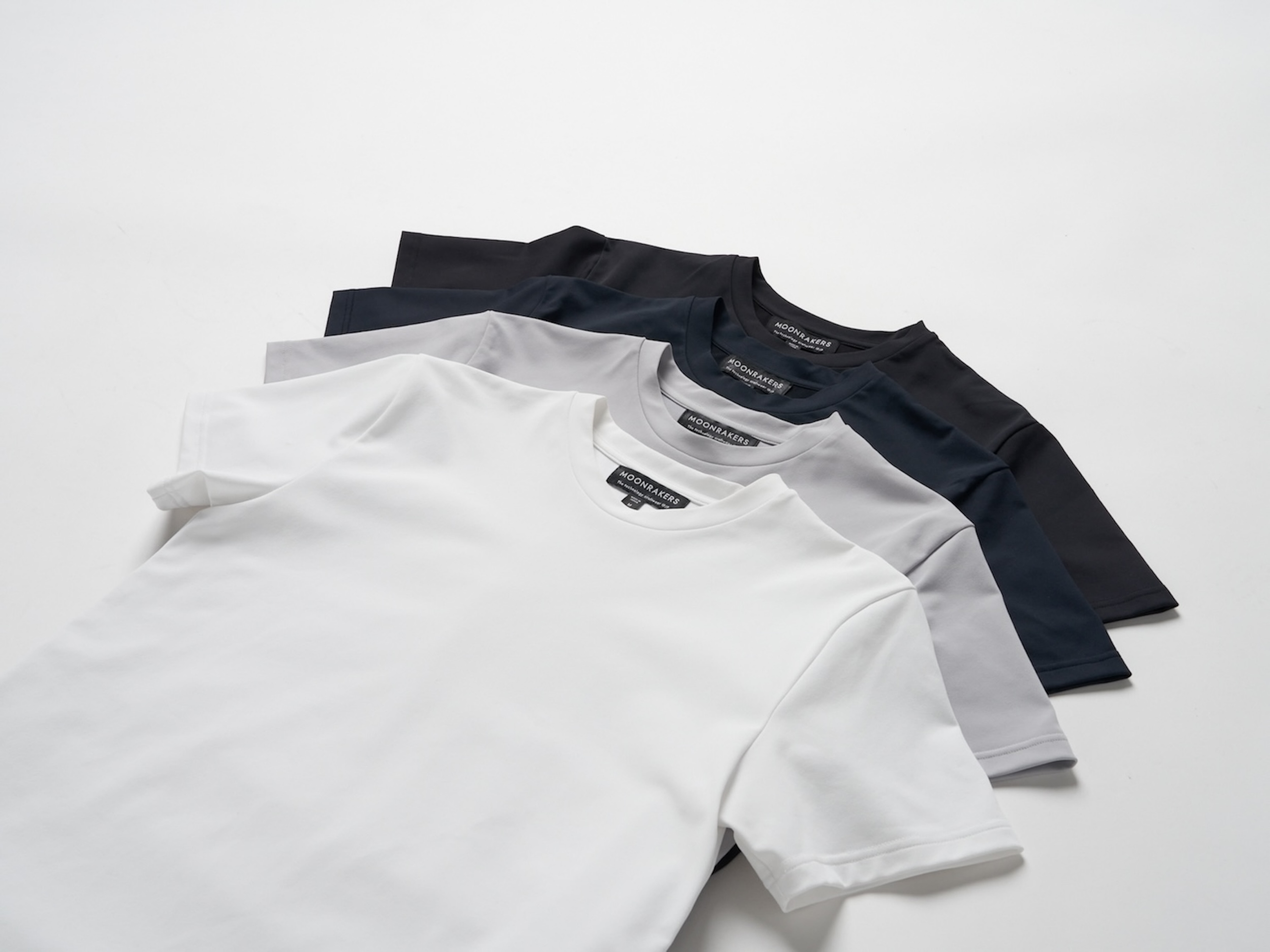 MOONRAKERS ムーンレイカーズ ムーンテックロングスリーブTシャツ 白 ムーンテック ロングスリーブ Tシャツ – MOONRAKERS
