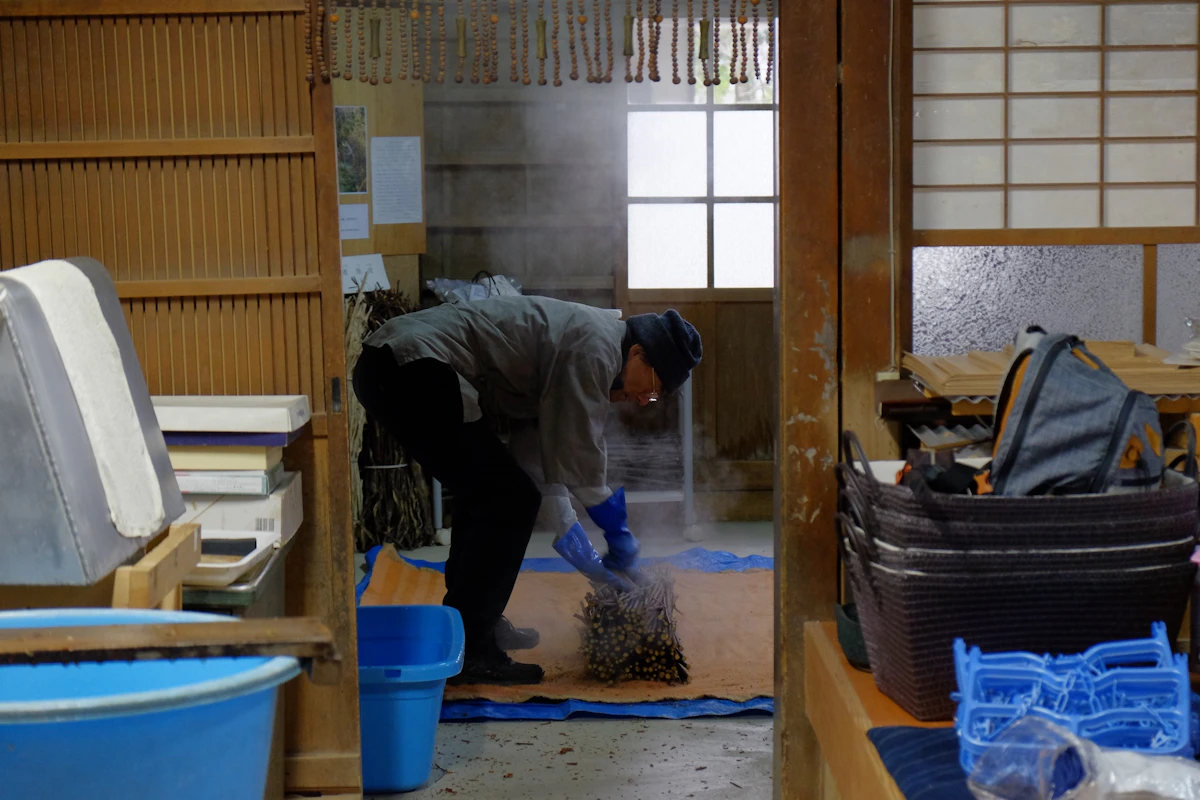 奥田好治氏／和紙工房 松鹿（兵庫県淡路市）
