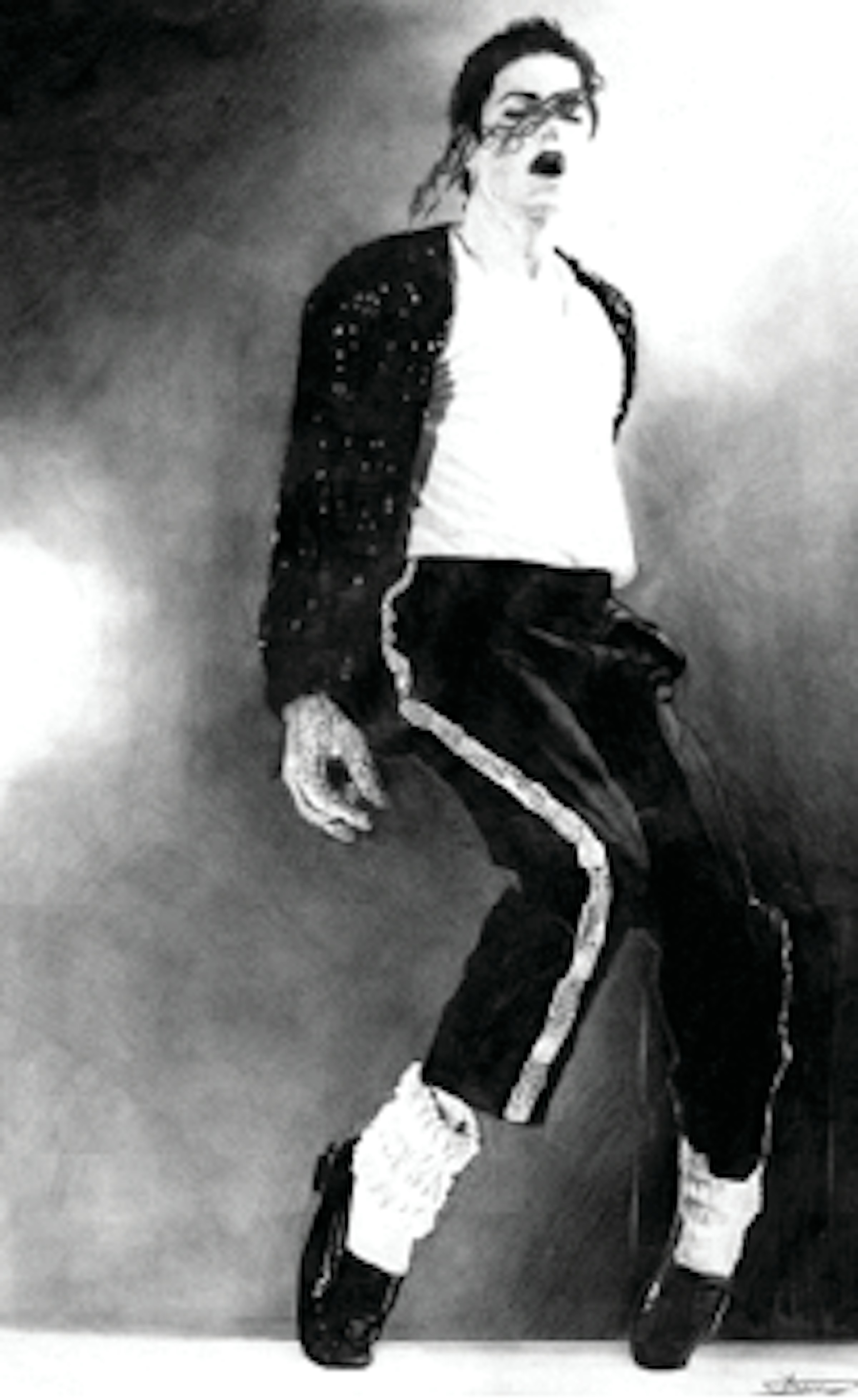 『ビリー・ジーン』によって披露されたムーンウォーク。その足元にも「G.H.BASS」の「ローガン」が見える