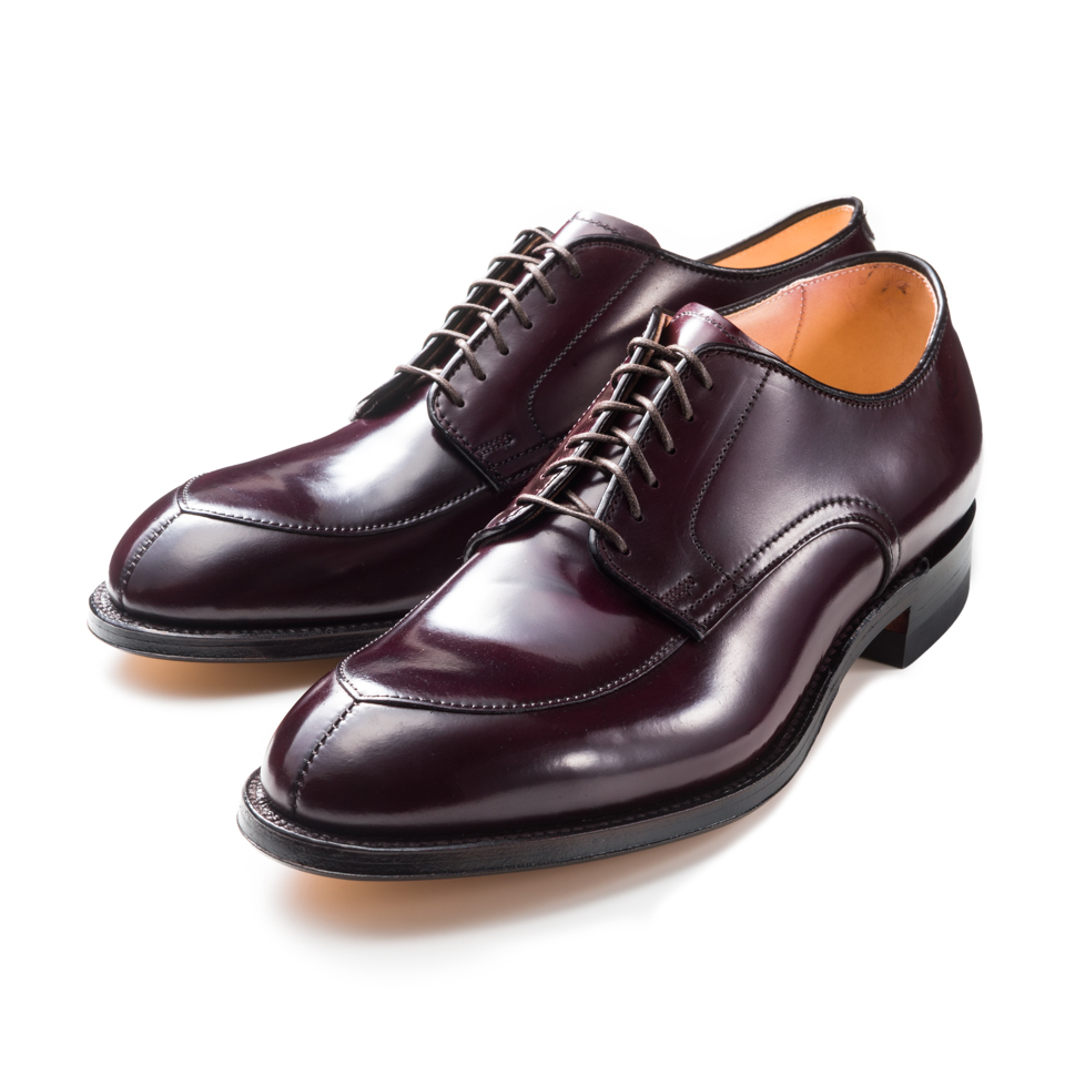 90s ALDEN 67 V tip dress shoes トレンド - 靴