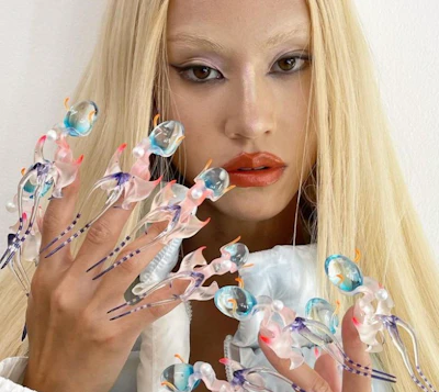 Tomoya Nakagawa's 3D Printed Nail Art that Captivates Artist Like Kiko Mizuhara, NewJeans, & IVE