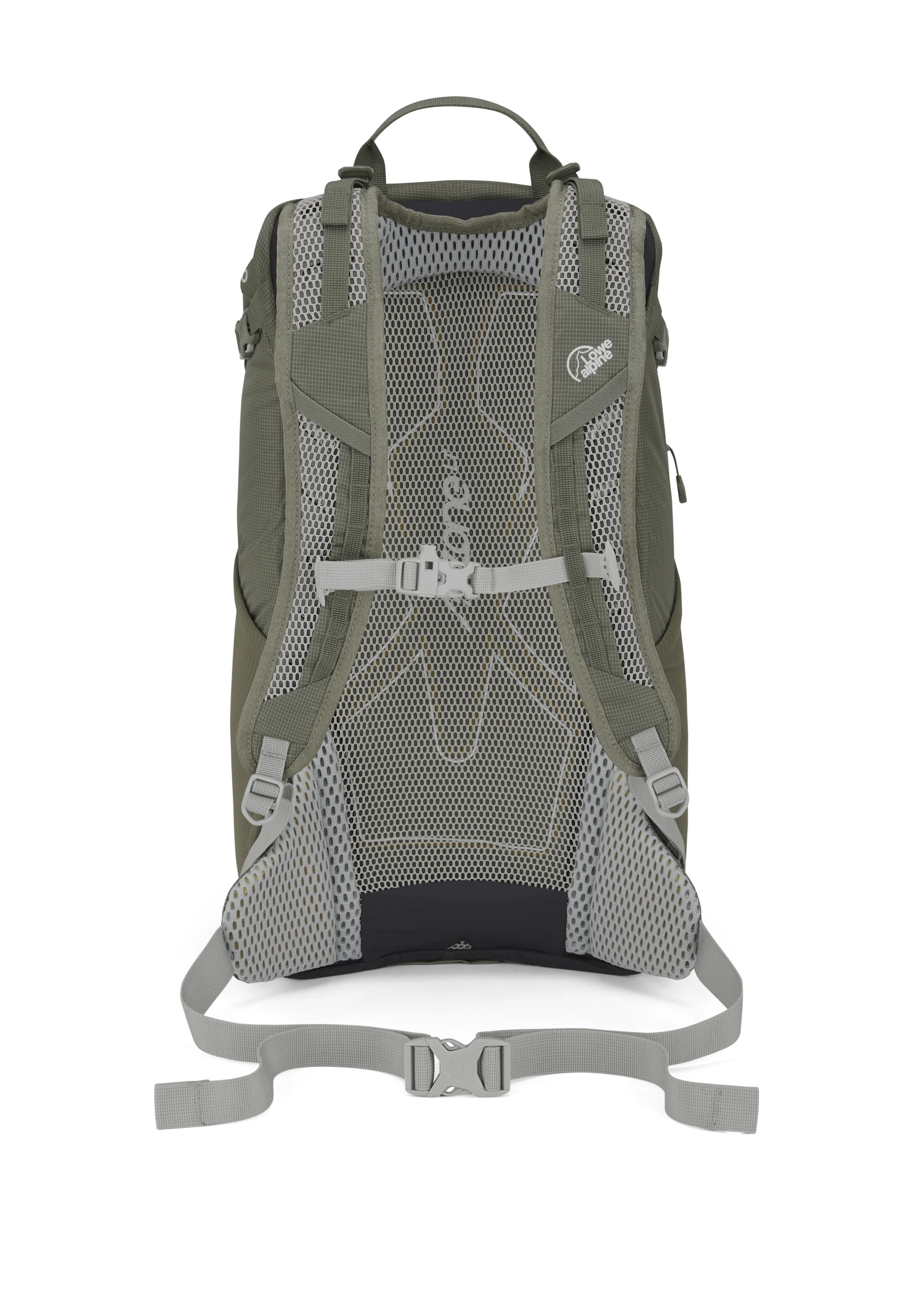 The back of the Airzone Active (capacity 18 liters, 22 liters) features the "New Airzone LT Technology" incorporating a mesh and aluminum frame, providing excellent breathability, light weight, and durability, ensuring comfort while carrying.