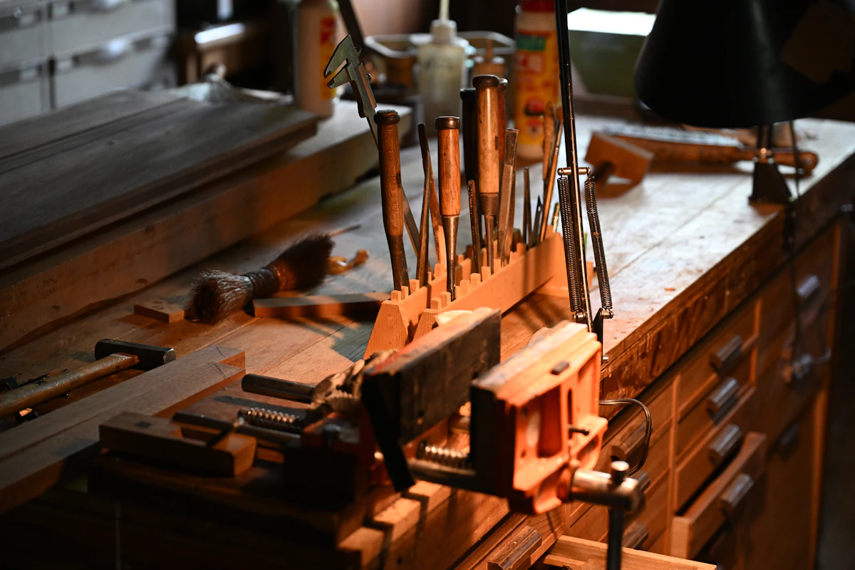 制作で使用する道具たち