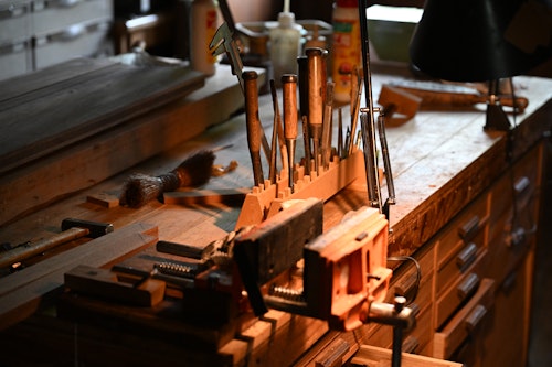 制作で使用する道具たち