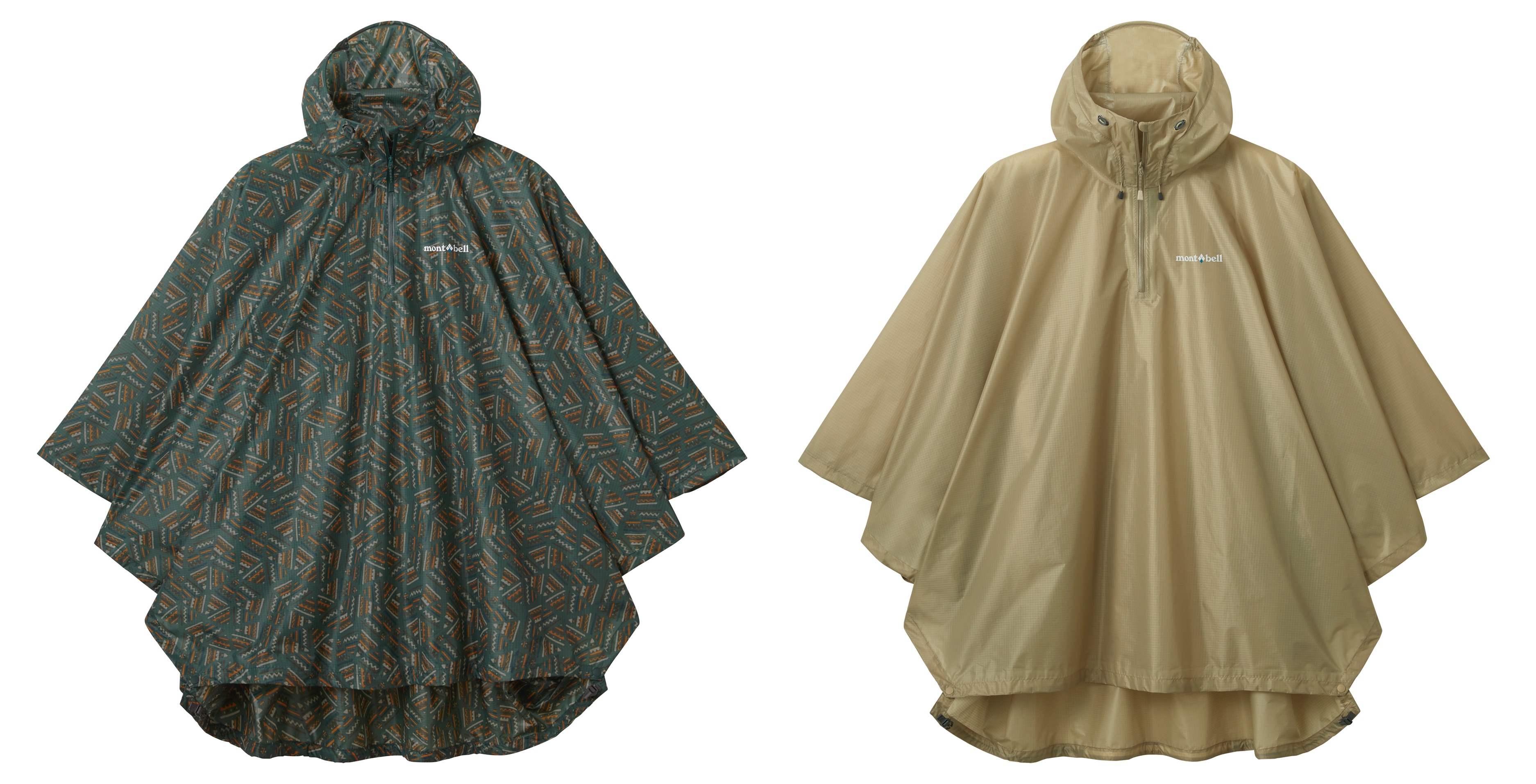 mont-bell トレッキングレインポンチョ タン｜ お遍路用品/四国
