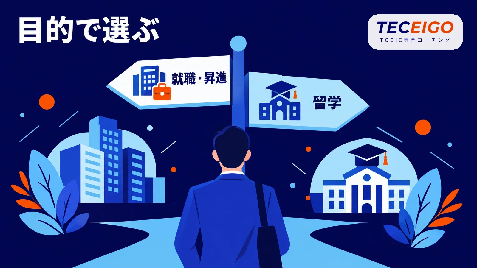 目的別:TOEICとTOEFLのどちらを受けるべきか