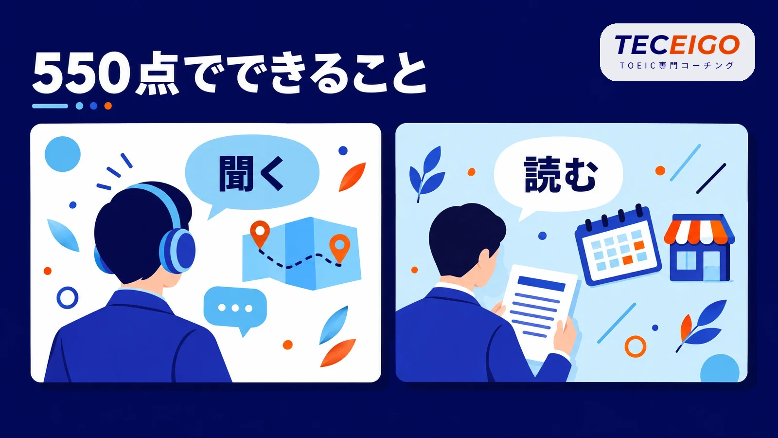 TOEIC550点で英語でできること