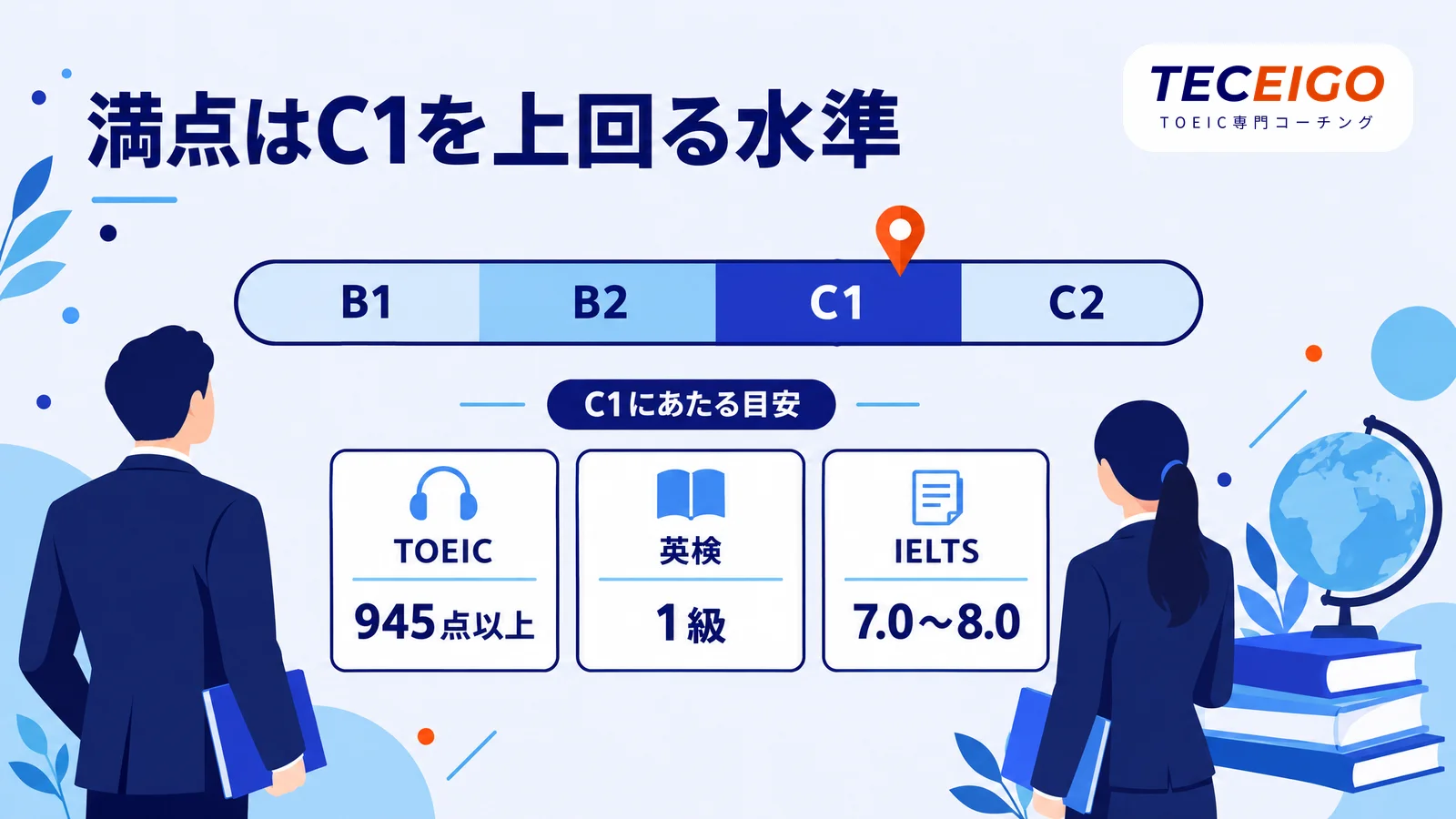 TOEIC満点のすごさをCEFR・英検・IELTSで比較
